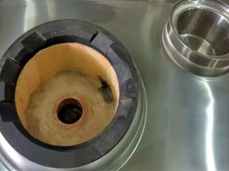 Họng bếp á công nghiệp 1 họng có quạt thổi