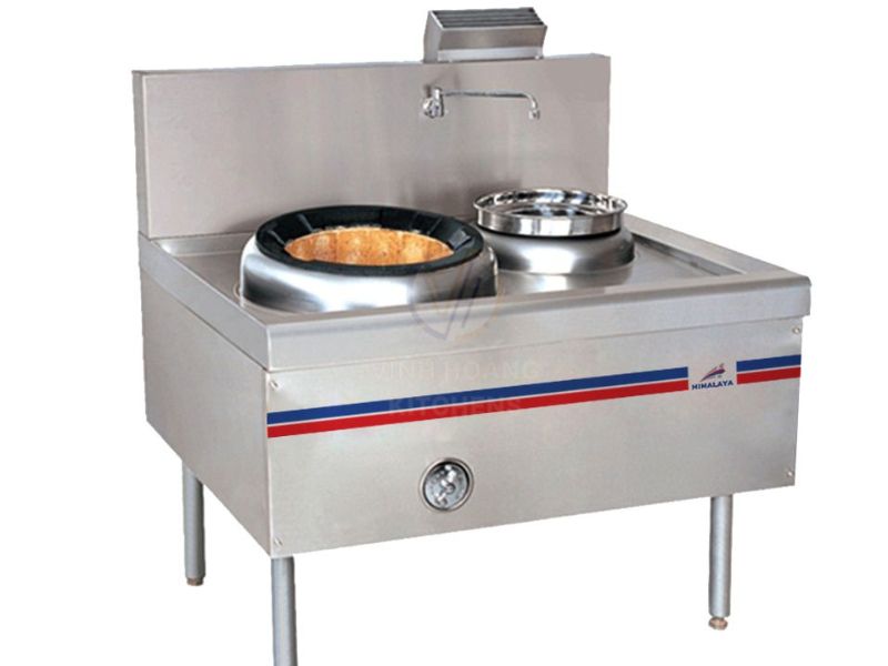 Bếp á 1 họng có quạt thổi kèm 1 bầu nước