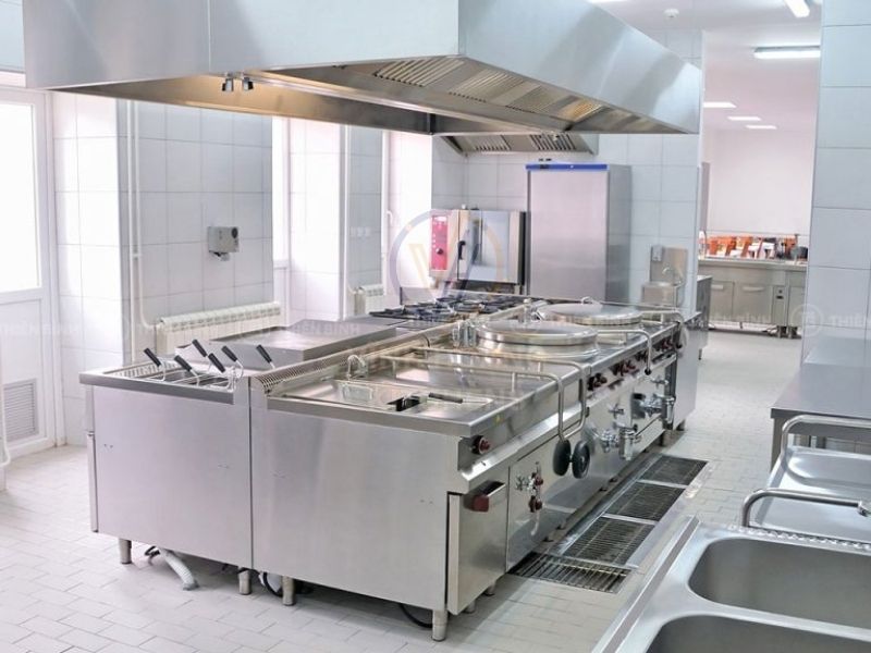 Bếp ăn công nghiệp đòi hỏi thiết kế chi tiết