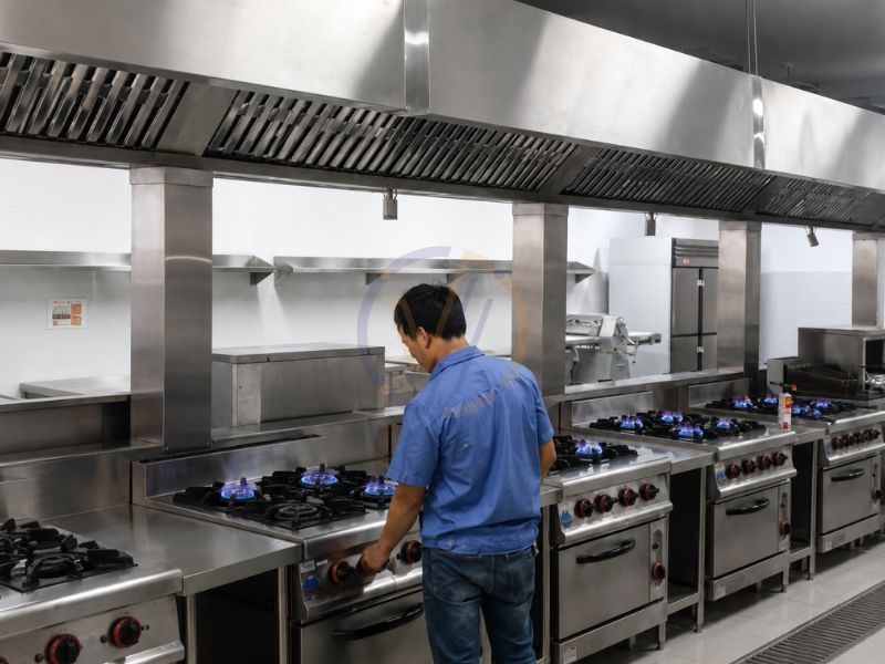 Phân biệt rõ ràng được chức năng của từng khu bếp