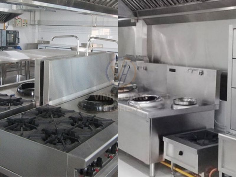 Bếp ga công nghiệp giá rẻ tại hà nội - Vĩnh Hoàng Kitchens
