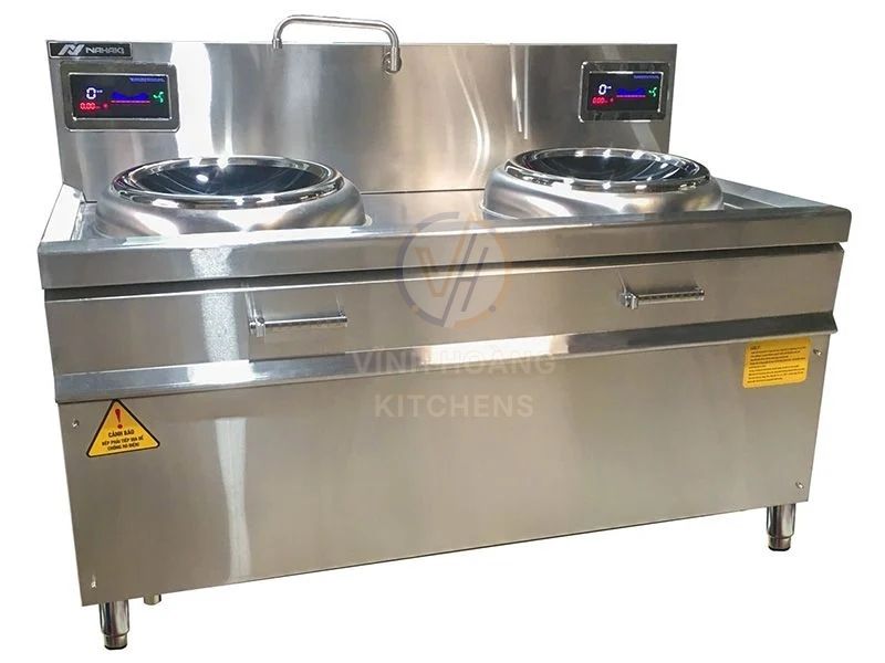 Bếp từ công nghiệp mặt lõm Nahaki