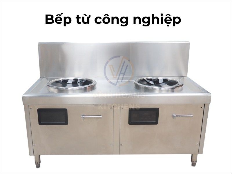 Bếp từ lõm công nghiệp Vĩnh Hoàng Kitchens