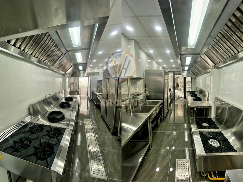 Các dòng bếp inox công nghiệp Vĩnh Hoàng Kitchens