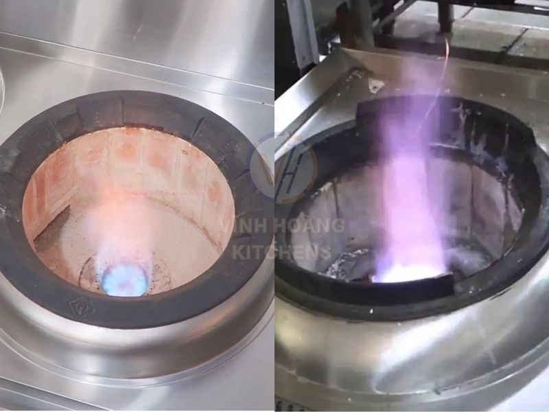 Cách chọn bếp ga công nghiệp dựa theo họng đốt
