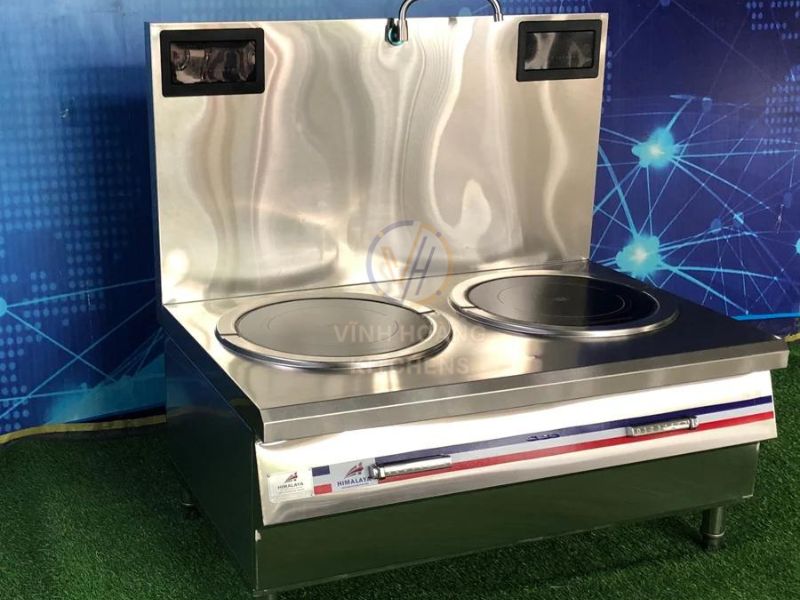 Đặc điểm khác nhau của bếp từ công nghiệp 8kw phẳng và lõm