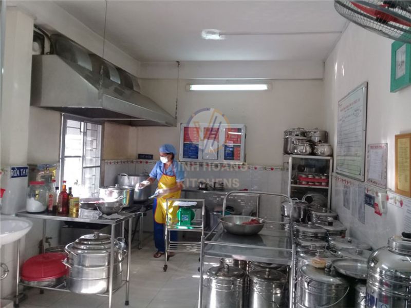 Hệ thống bếp công nghiệp inox đạt chuẩn