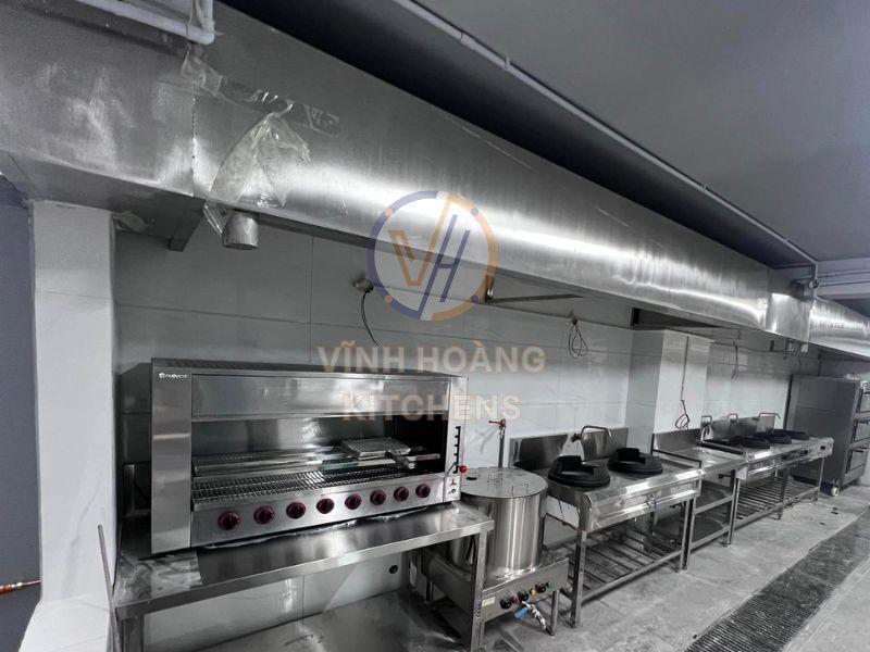 Hệ thống bếp và tum hút mùi đạt chuẩn