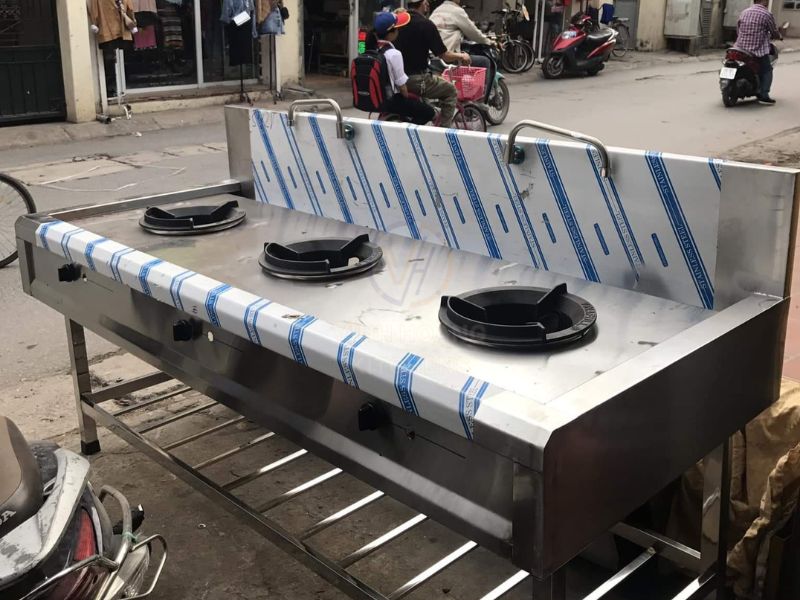 Bếp á 3 họng công nghiệp