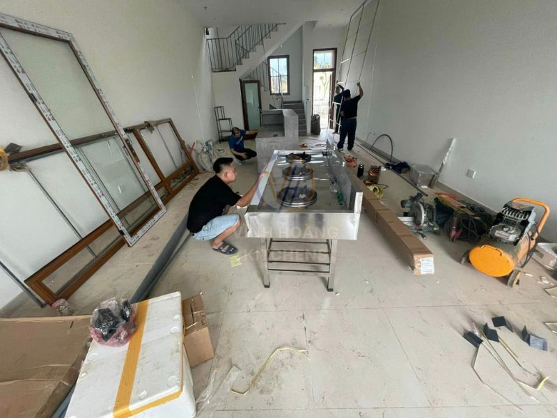 Lắp đặt bếp á 3 họng