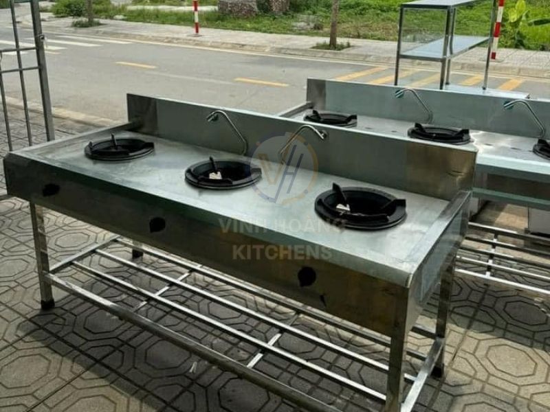 Hướng dẫn mua bếp ga inox công nghiệp tại Vĩnh Hoàng Kitchens