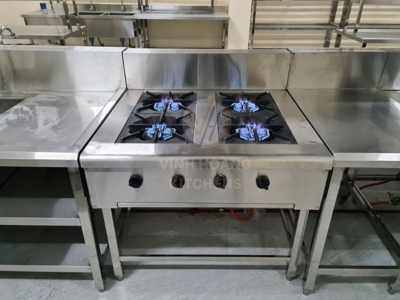 Inox Minh Quân bán bếp ga công nghiệp giá rẻ tại hà nội