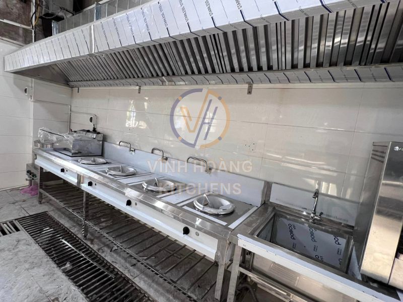 Lắp đặt bếp gas inox công nghiệp