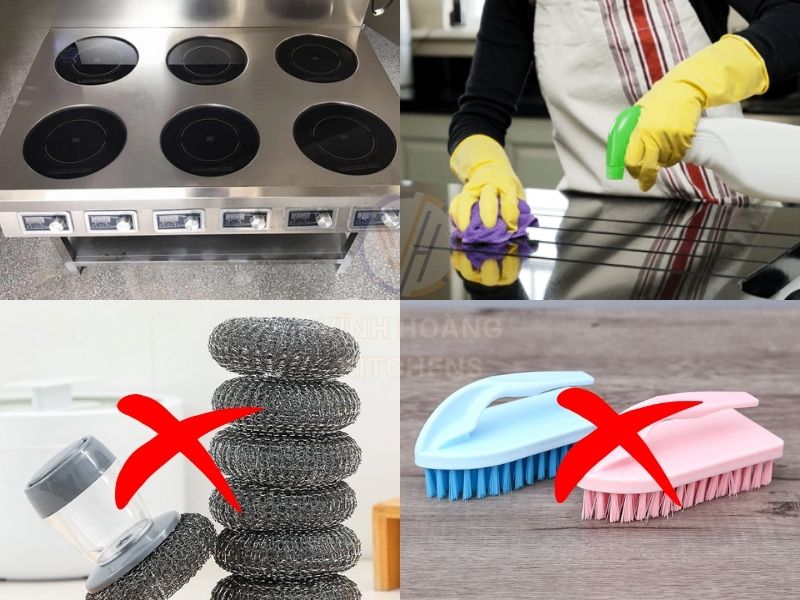 Lưu ý khi thực hiện vệ sinh bếp từ công nghiệp