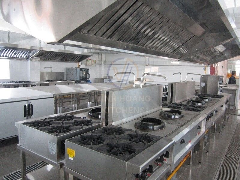 Thiết kế bếp ăn công nghiệp