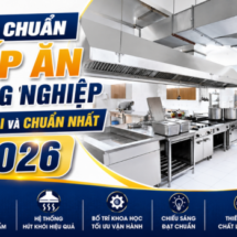 Tiêu chuẩn bếp ăn công nghiệp hiện đại và chuẩn nhất 2026