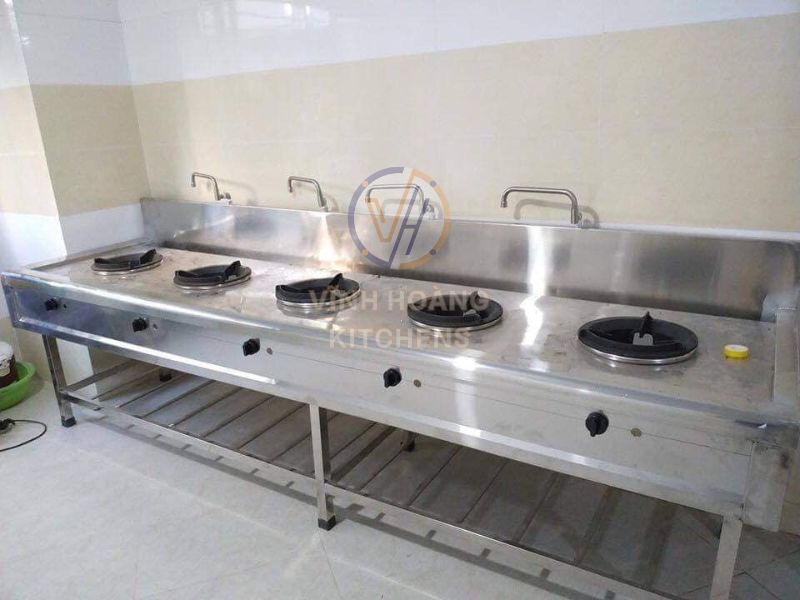 Ưu điểm của bếp á công nghiệp Vĩnh Hoàng Kitchens