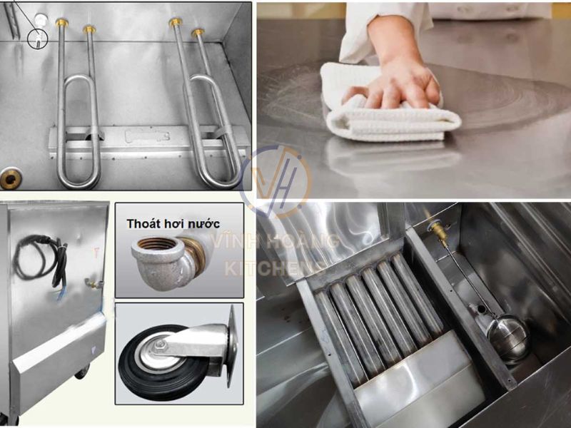 Hệ thống cấp nước tủ cơm