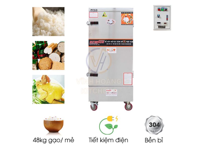 Những ưu điểm của tủ cơm 12 khay