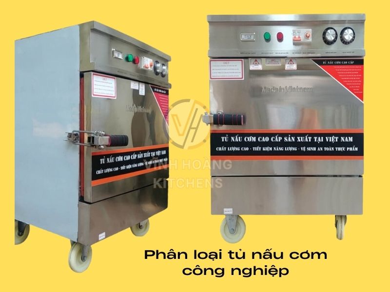 Phân loại tủ nấu cơm công nghiệp