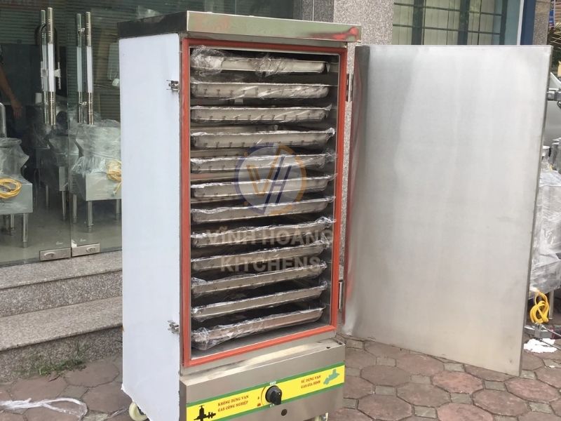 Tủ nấu cơm gas Vĩnh Hoàng Kitchens 12 Khay