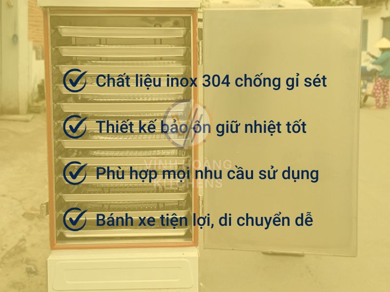 Ưu điểm khi mua tủ cơm của Vĩnh Hoàng Kitchens