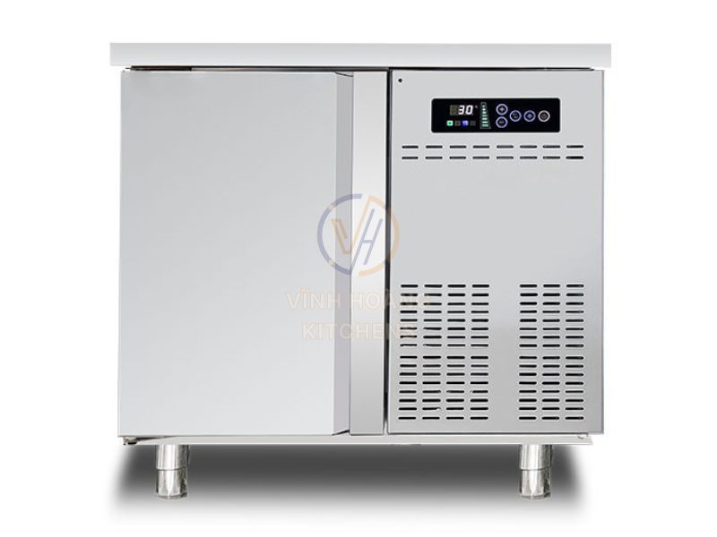 Bàn đông 1 cánh inox 900mm 150L quạt gió