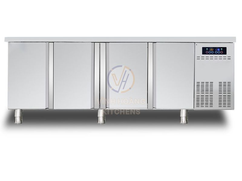 Bàn đông 4 cánh inox 2300mm (610L) quạt gió