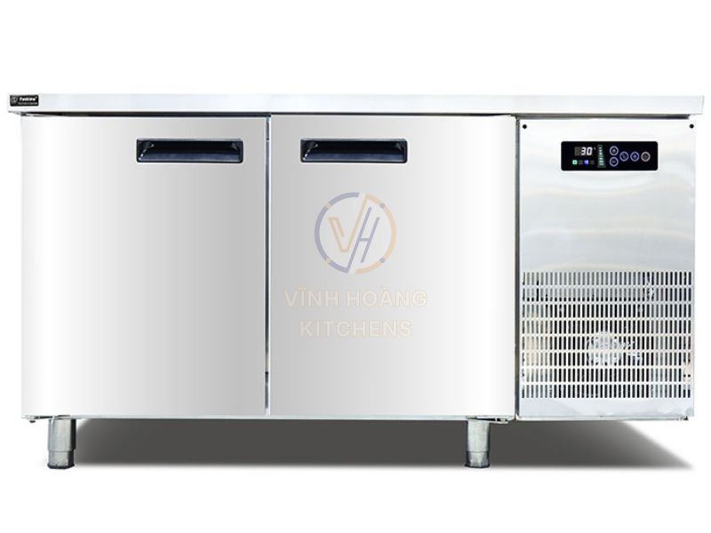 Bàn mát 2 cánh inox 1200mm (300L) trực tiếp