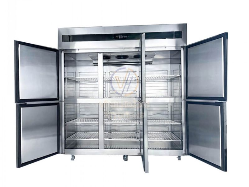 Tủ mát 6 cánh inox 1750L quạt gió