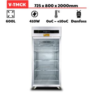 Tủ mát cánh kính 600L quạt gió
