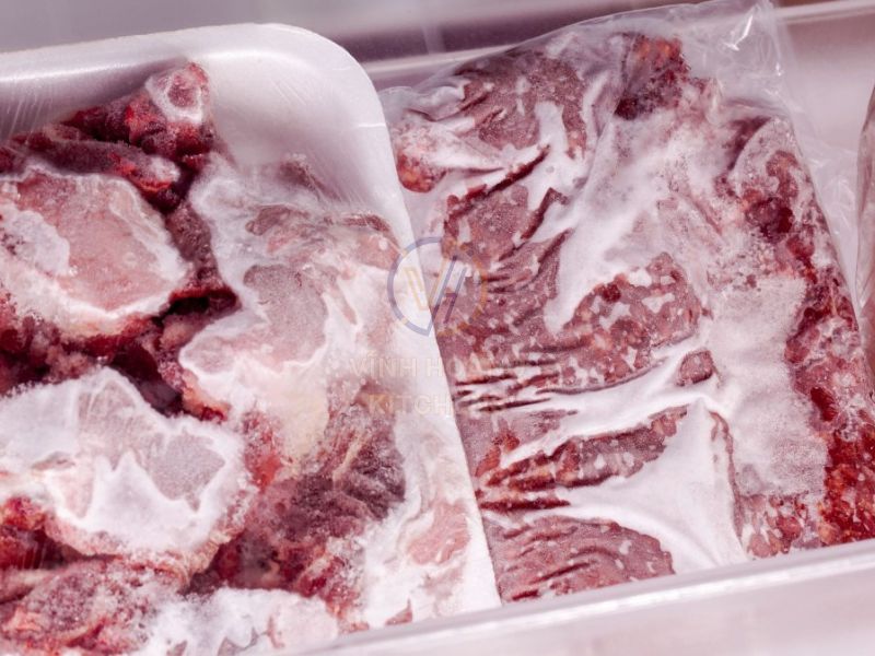 Bảo quản thịt ở trong khoảng nhiệt độ -15°C đến -18°C