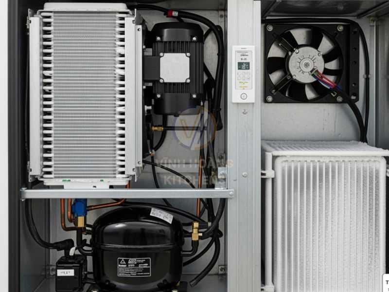 Tủ đông công nghiệp phát ra tiếng ồn lớn