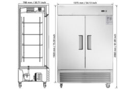 Kích thước tủ đông công nghiệp cho nhà hàng, quán ăn