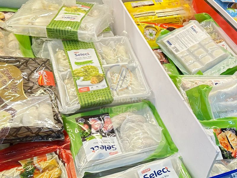 Dùng để bảo quản thực phẩm đông lạnh