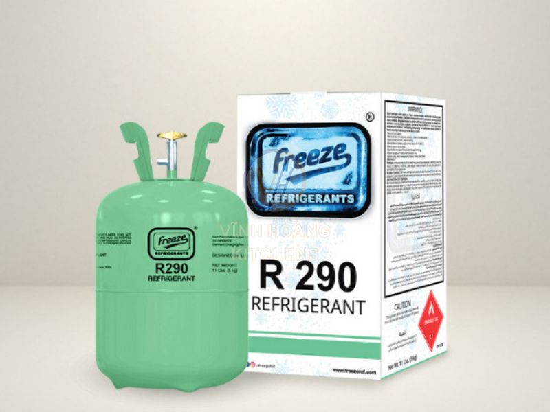 Gas tủ đông R290