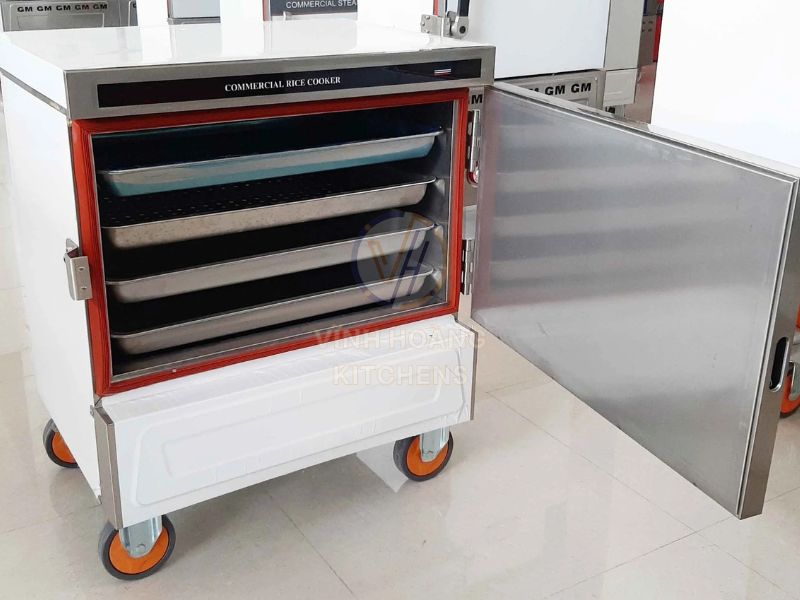 Tủ nấu cơm bằng điện 4 khay