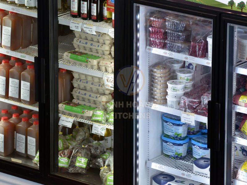 Lượng thực phẩm có trong tủ cũng làm ảnh hưởng đến nhiệt độ của tủ mát