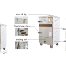 Cấu tạo tủ cơm công nghiệp gồm những bộ phận nào?