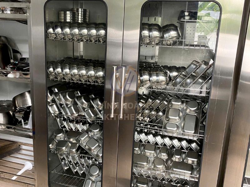 Toàn bộ quá trình sấy diễn ra trong không gian kín