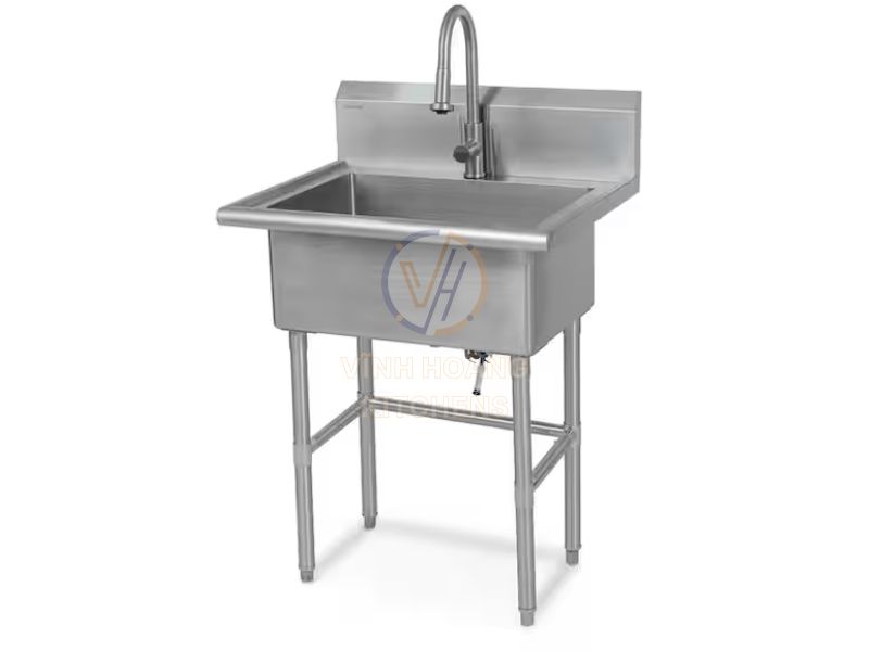 Chậu rửa bếp công nghiệp 1 hố