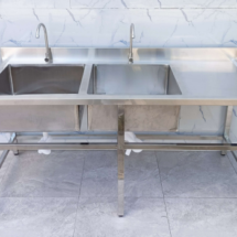 Chậu rửa công nghiệp đôi là gì? Cấu tạo và ưu điểm nổi bật