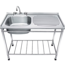 Chậu rửa đơn công nghiệp là gì? Ứng dụng trong bếp công nghiệp