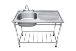 Chậu rửa đơn công nghiệp là gì? Ứng dụng trong bếp công nghiệp