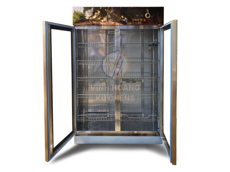 Giá tủ sấy bát công nghiệp sẽ phụ thuộc vào số sánh tủ