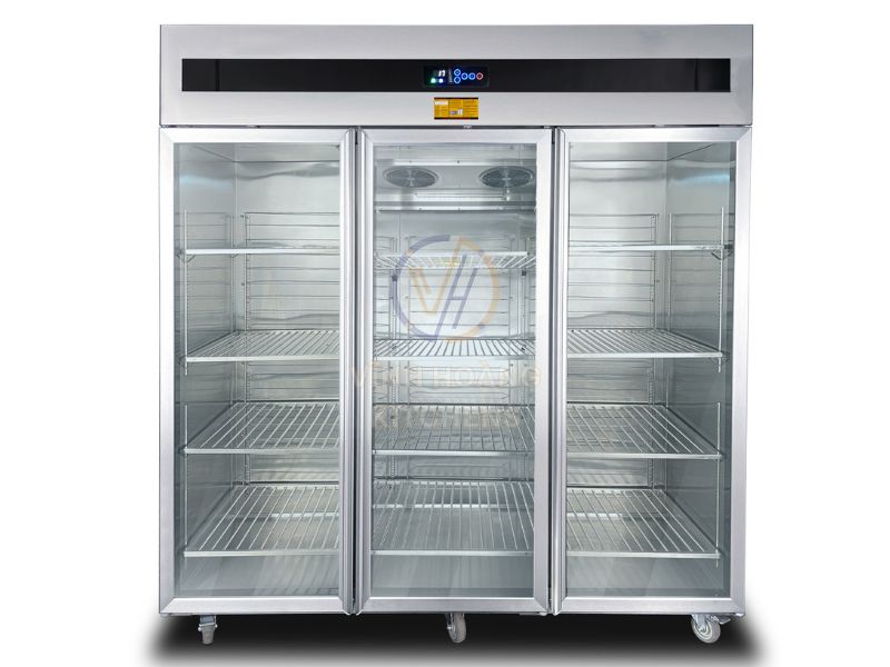 Tủ mát 3 cánh sử dụng quạt gió