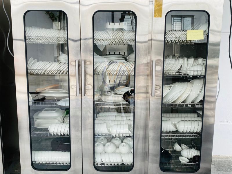 Tủ sấy chén bát dạng công nghiệp