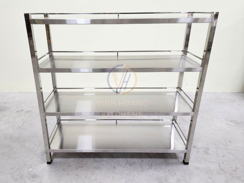 Kệ inox loại 3 tầng