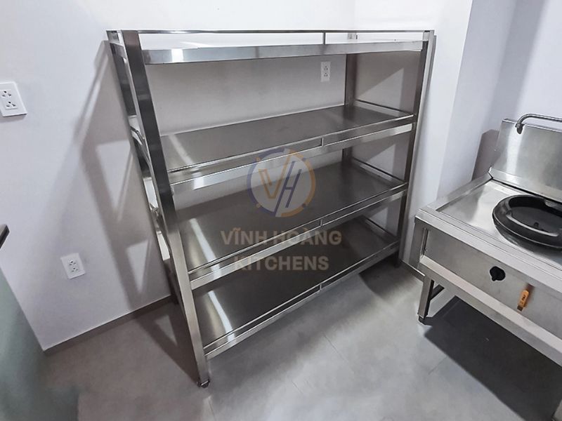 Kệ inox 4 tầng