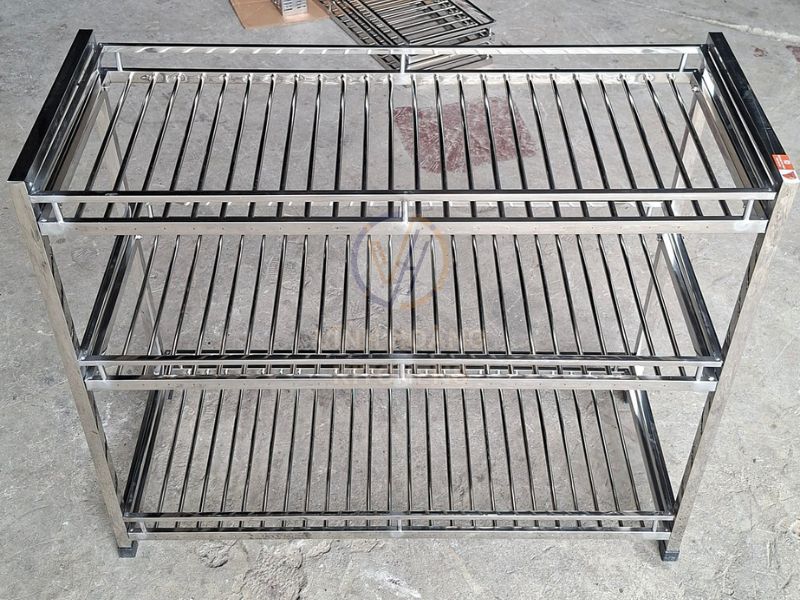 Kệ inox 3 tầng